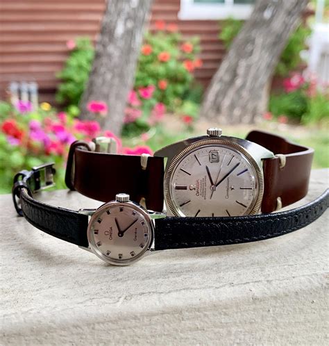 omega his and hers watch set